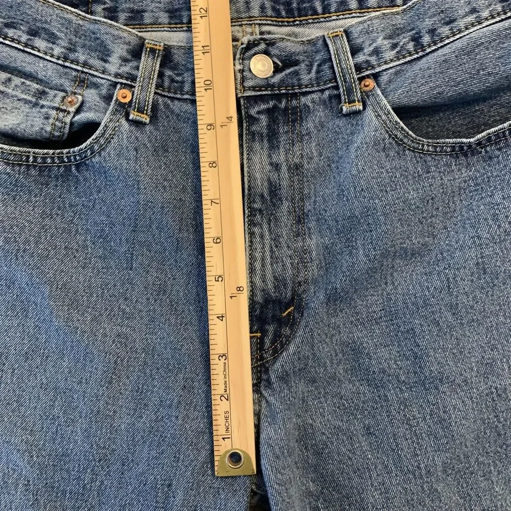 Levis 550 Jeans Mens 36x30 Blue Medium Wash‎ Relaxed Fit Tapered Leg Denim Pants